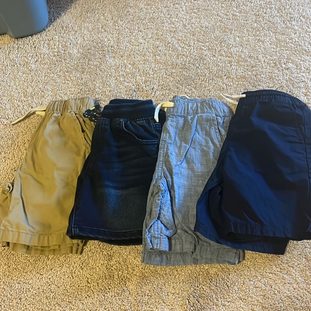 Little boy Jean and cargo shorts, 4 pairs